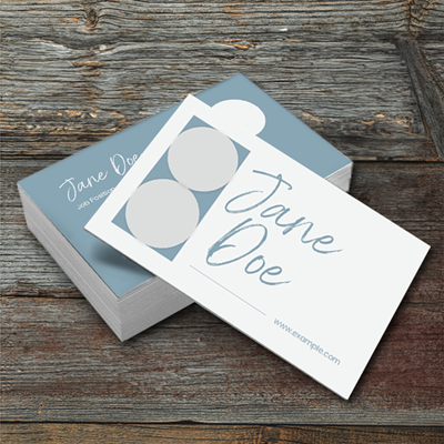 BC: Raised Spot UV Business Cards